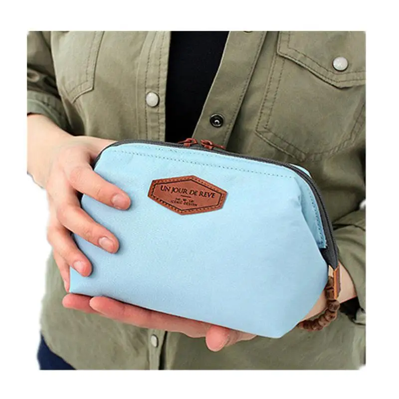 النساء مخلب حقيبة يد المنظم حقيبة مستحضرات تجميل المحافظ حالة للفتيات السيدات الجمال التجميل حقيبة القطن السفر حقيبة مستحضرات تجميل الحقيب...