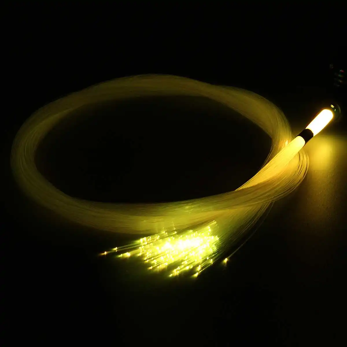 200 шт. 0 75 мм x 2 м Красочный Волоконно оптический свет s RGB Мерцающая Светодиодная