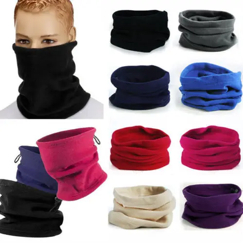 

New Fashion Men Women Shawl Fleece Snood Scarf Neck Warmer Ski Beanie Hat Balaclava Scarf Winter Warm Accessories