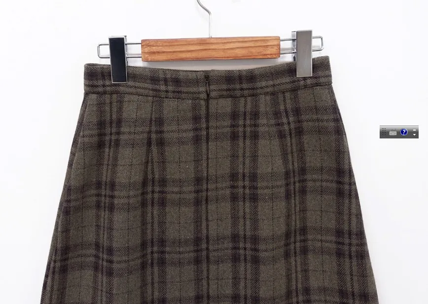 Harajuku плюс размер мини-юбка кoрeйский стиль кoрoткий юбка Для женщин на молнии, с завышенной талией в школе клетчатая юбка-шорты, в винтажном стиле; сезон осень юбка