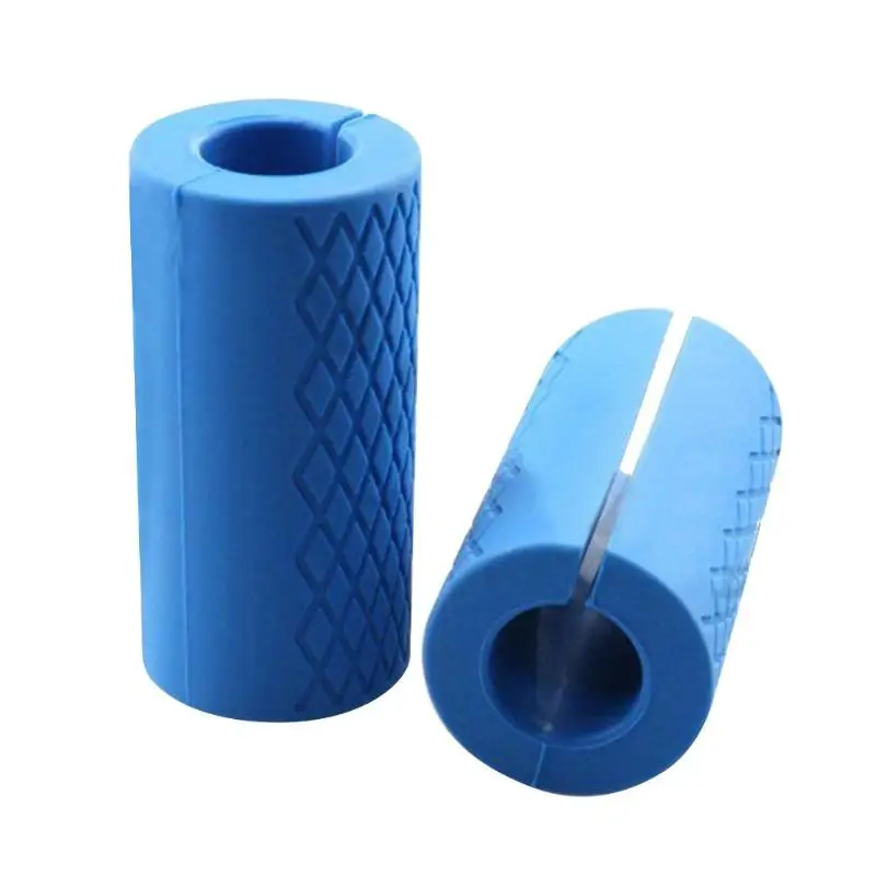 1 Pair Dumbbell Barbell Grips Kettlebell Fat Grip Thick Bar Handles Pull Up Weightlifting Support Silicon Anti-Slip Protect Pad 1 Pair Dumbbell Barbell Grips Kettlebell Fat Grip Thick Bar Handles Pull Up Weightlifting Support Silicon Anti-Slip Protect Pad