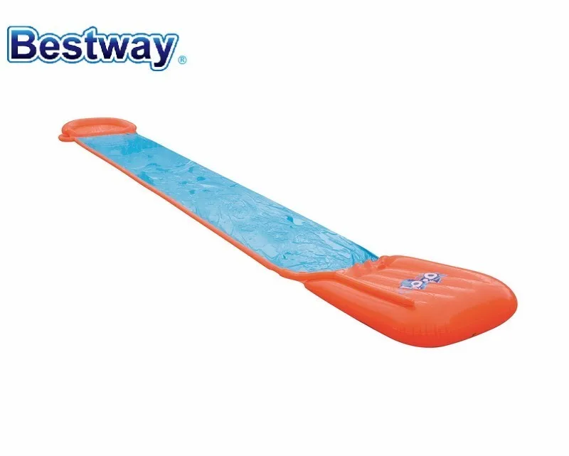 52198 Bestway 5 49 m H2OGO!18 дюймов одна горка мягкая посадка для плавной и быстрой езды 1
