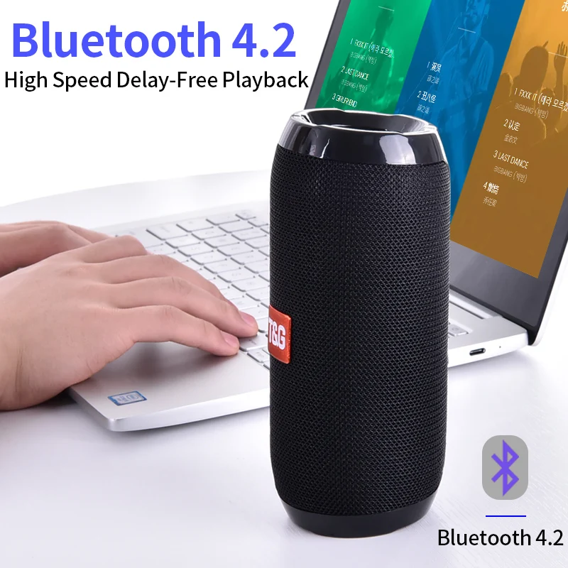 Новая портативная Bluetooth Колонка TG с басами динамик для занятий спортом на