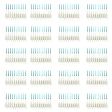 200 шт двойной с головкой из шелка гигиена ротовой полости Пластик нити для зубов, зубочистки