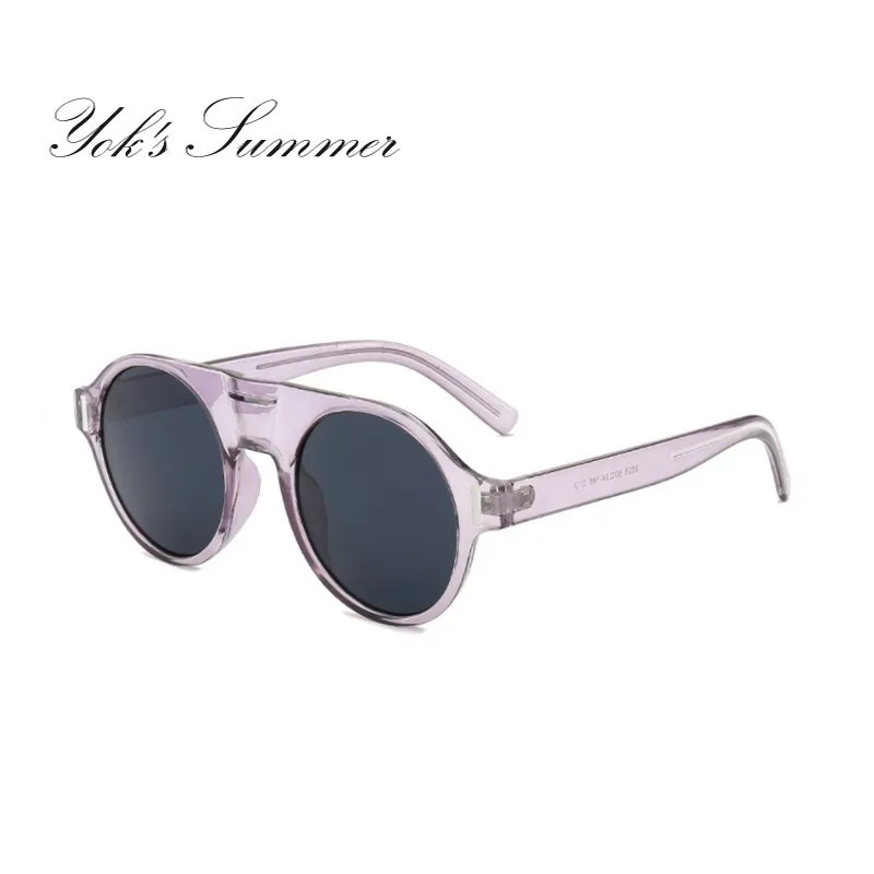 

Yok's 2019 Vintage UV400 Sunglass Women Men Luxury Brand Designer Round Shape Oculos De Sol Fashion Female Sunglasses WN1186