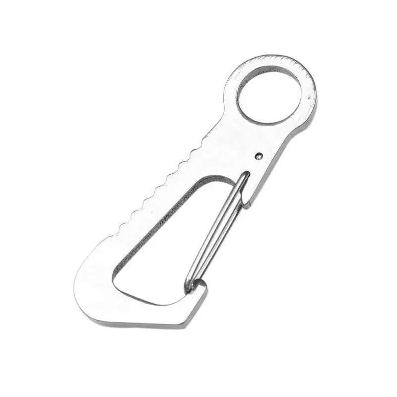 

Multi Function Bottle Can Opener Key Chain Holder Steel Openers hold Carbiners Buckles Hooks Snap Kitchen Home Tool