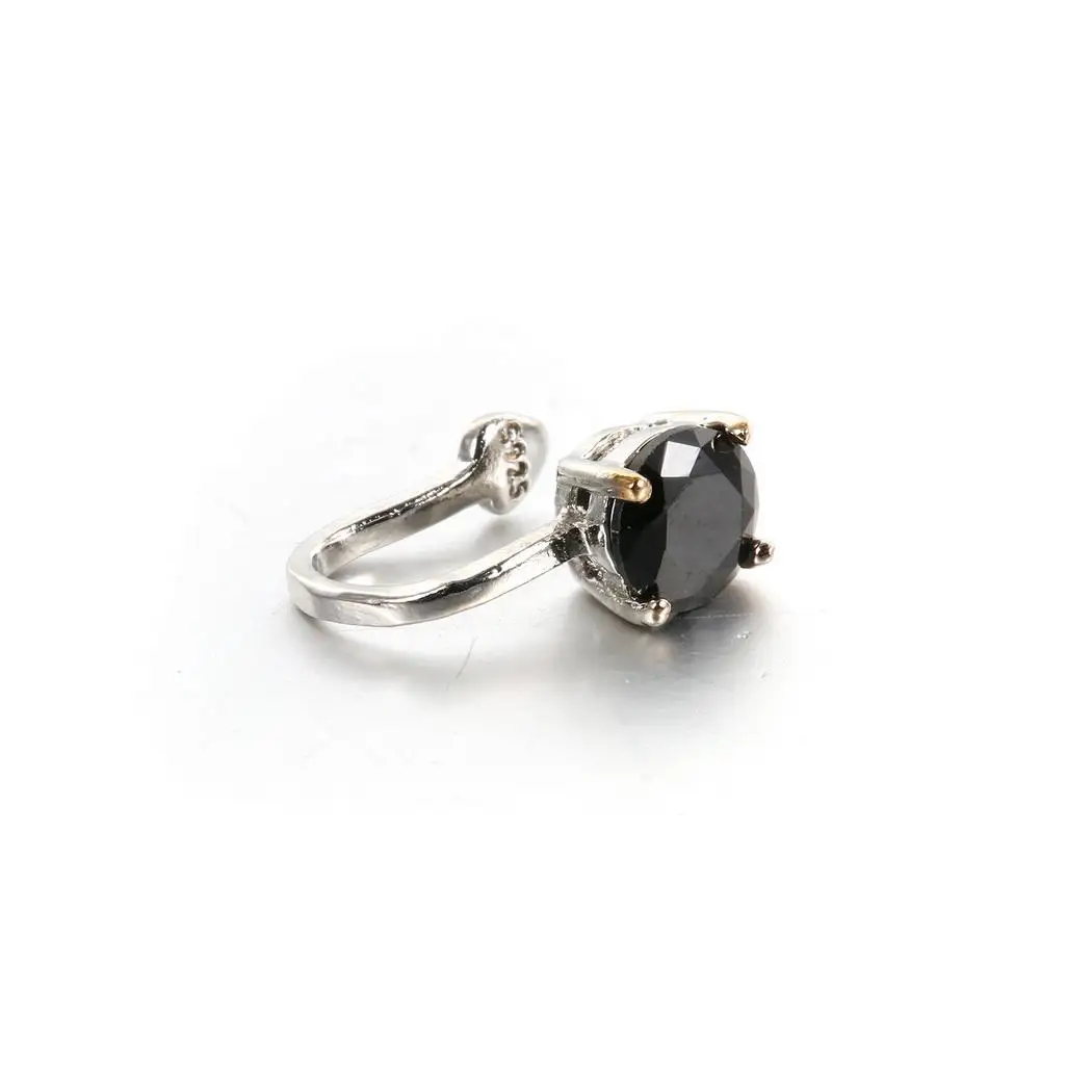 

Alloy Piercing Heart Street Casual Women Cuff 0 Club No Earrings Star Clip Ear 51inch Party 3cm 1 Rhinestone On