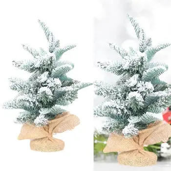 

Snowflake Flocking Christmas Tree PVC Christmas Flocking Tree Christmas Decoration Simulation Tree For New Year