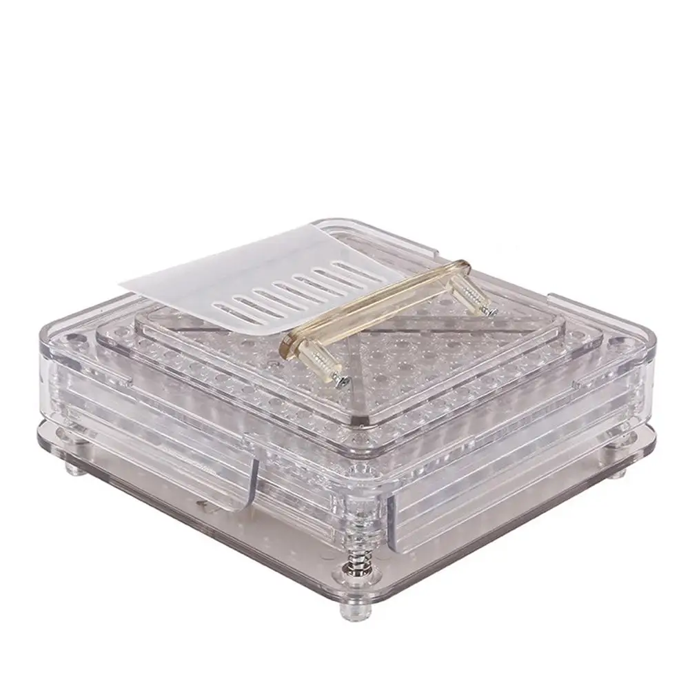 

100 Holes Transparent Professional Manual Capsule Fillling Machine Powder Pharmaceutical Filler Plate DIY Herbal Capsules Maker