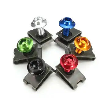 

Motorcycle M5/5mm Body Fairing Bolts Spire Speed Fastener Clips Screw Set for Honda/Yamaha/Suzuki/Kawasaki/Ducati