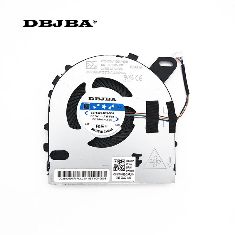Новый вентилятор ЦП для Dell Inspiron 7560 V5568 V5468 CN-0W0J85 охлаждающий ноутбука | Компьютеры