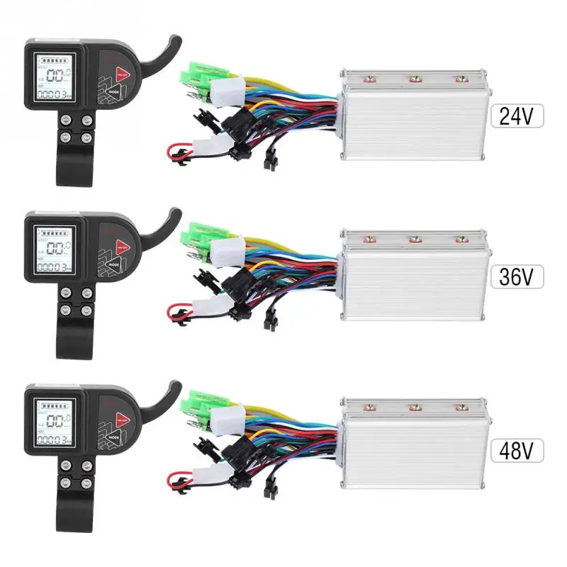 

Ebike Brushless Controller Electric Bicycle 24V 36V 48V 250W/350W Brushless Controller With LCD Display with Shift Switch