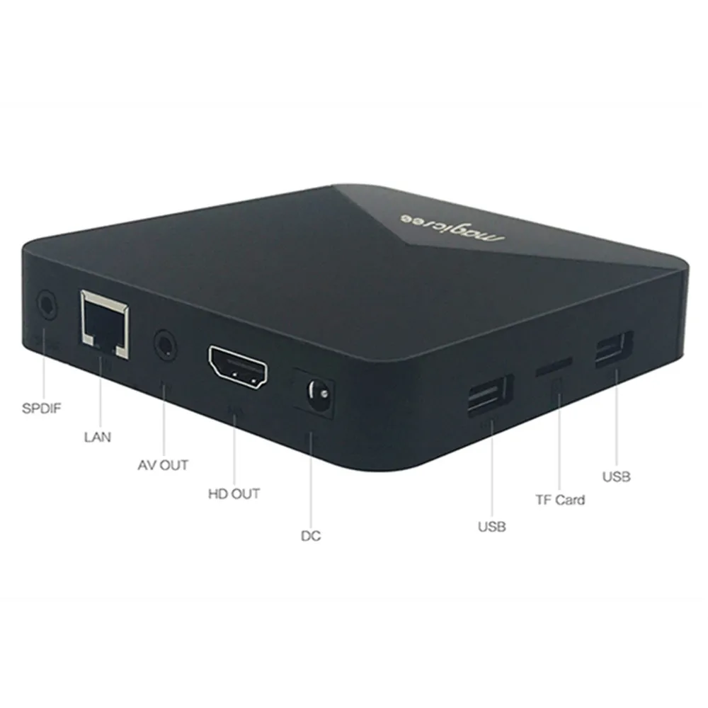 MAGICSEE N5 Smart tv Box Android 7.1.2 Amlogic S905X Mali 450 2 Гб 16 Гб телеприставка 2,4G Wifi 4K H.265 Bluetooth 4,1 медиаплеер