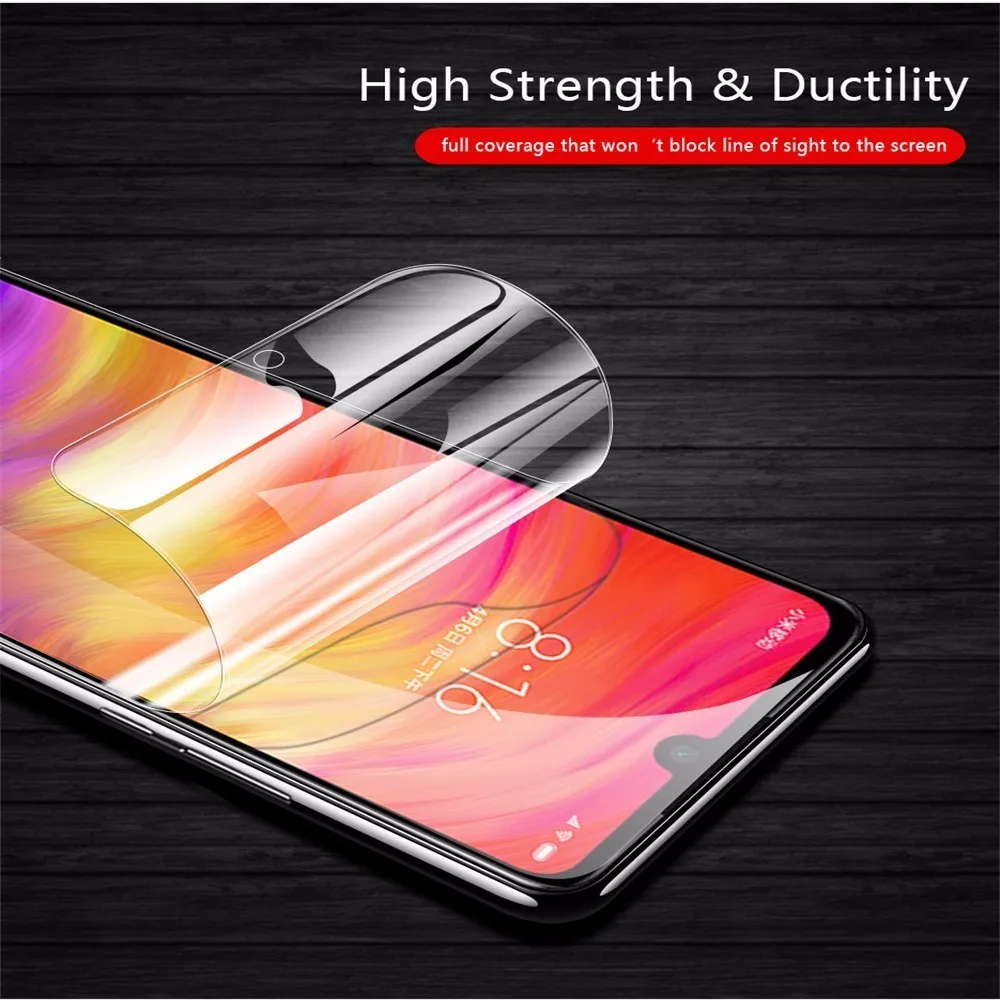 Мягкая Гидрогелевая пленка 9D для Xiaomi Mi 9 9SE Redmi 6 7 6A Pro 5 полная защитная Note 8 T защита