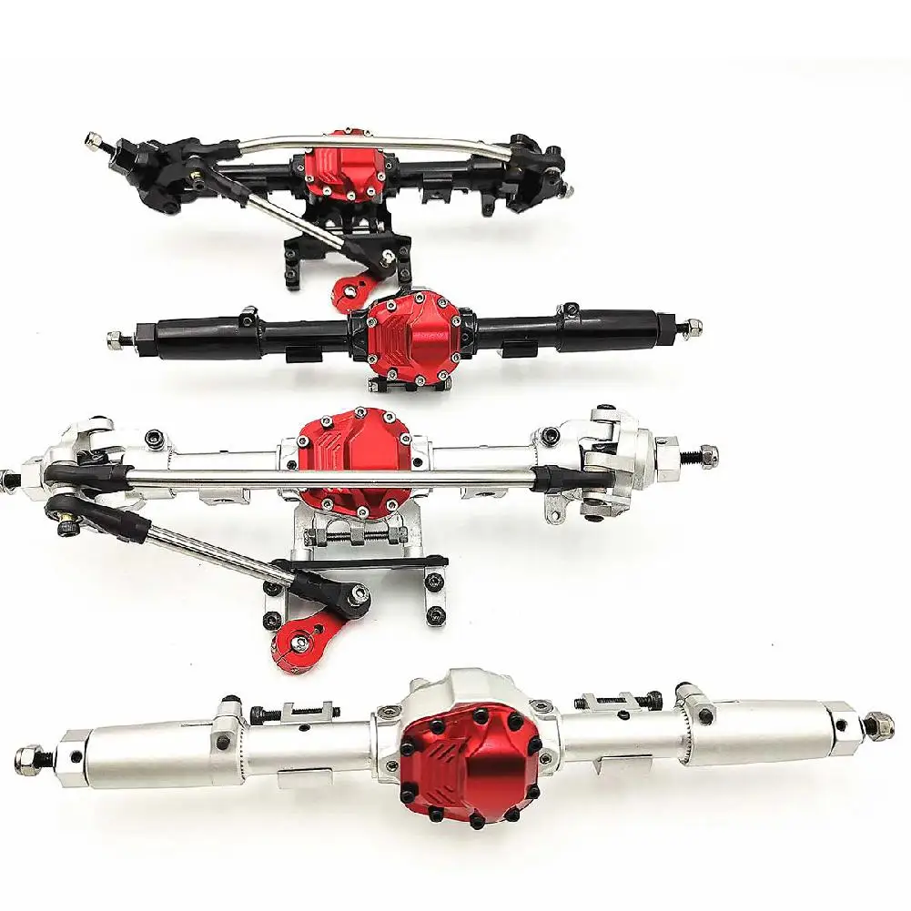 

LeadingStar 1:10 Simulate Alloy Front Axle + Rear Axle Fit for RC Axial SCX10 D90 SUV Vehicle Refit Accessories