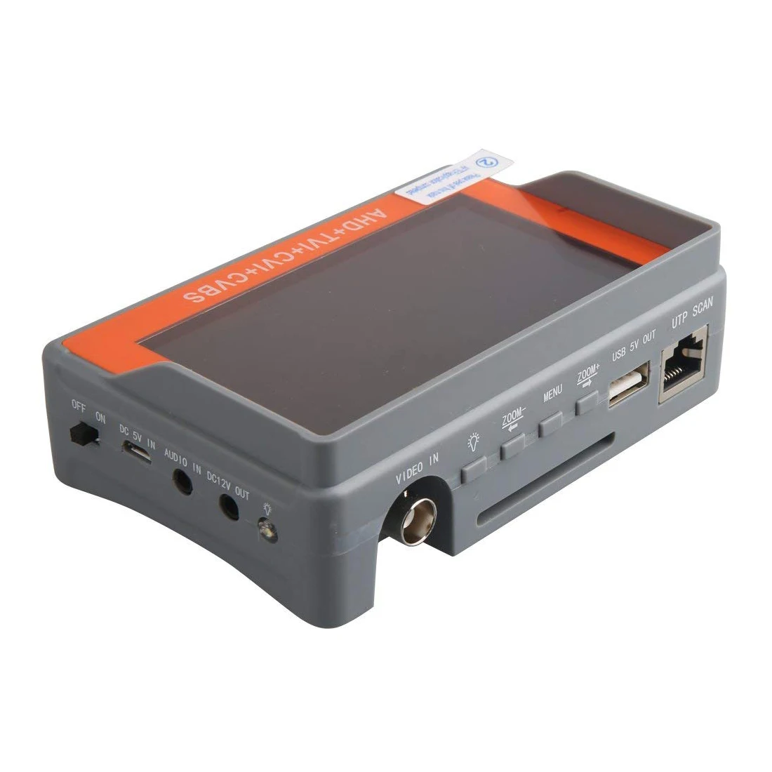 4 In 1 Cctv Tester Support 720P/1080P/3.0Mp/4.0Mp/5.0 Megapixel Ahd, Tvi, Cvi & Cvbs Analog Camera, Security Video Monitor Wit