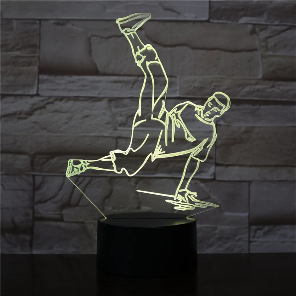 Светодиодный ночник для уличного танца USB 3D 7 цветов|Ночники| |