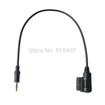 

10pcs/lot Media In AMI MDI to Stereo 3.5mm Audio Aux Cable Adapter for Car VW AUDI 2014 A4 A6 Q5 Q7
