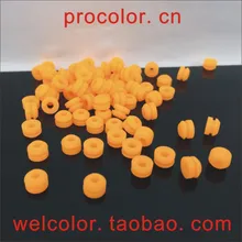 Т-образные оранжевые силиконовые резиновые втулки, защитные втулки, намотки, петли для выхода, защита провода, sleev 5 3/1" 5,0 2,5 мм