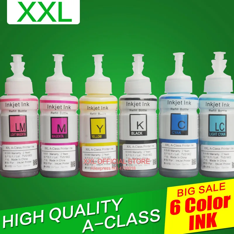 Ink Refill Kit for EPSON L800 L805 L810 L850 L1800 L351 L350 L551 printer ink 673 kits | Компьютеры и офис
