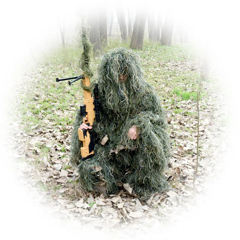 Полевой костюм в стиле джунглей наблюдение за птицами охота Stealth армейские
