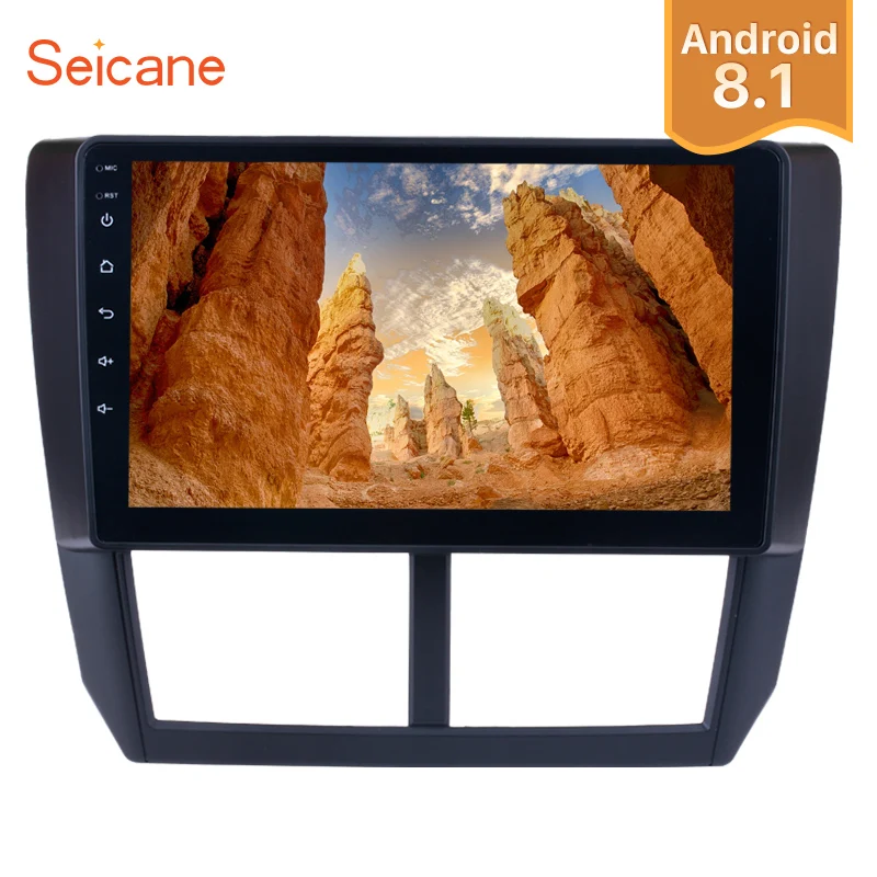 

Seicane 2Din Car 9" Android 8.1 WIFI GPS Navi Radio Stereo For Subaru Forester 2008 2009 2010 2011 2012 Multimedia Player 4-Core