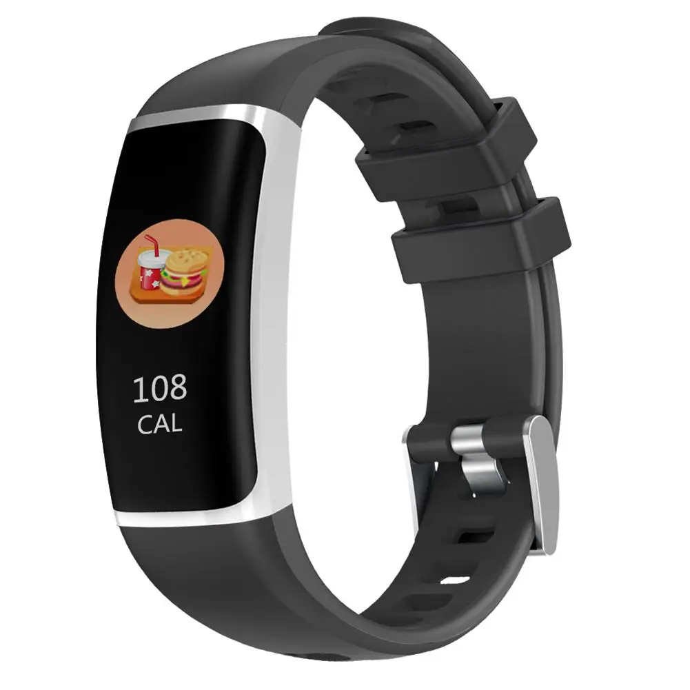 

Smart Bracelet Tracker Heart Rate Blood Pressure Monitoring Call Information Push Waterproof Shake To Take Photo Smart Bracelet