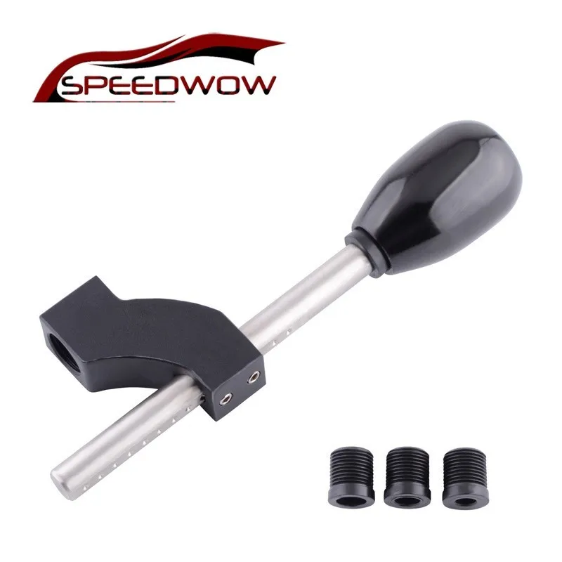

SPEEDWOW Racing Shifter Quick Shift Short Throw Kit Adjustable Shift Lever M10X1.5 Gear Shift Knob Extender Short Shifter