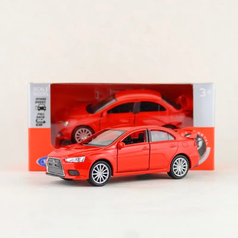 Литая модель Welly/Масштаб 1:36/Mitsubishi Lancer Evolution X гоночная игрушка/образовательная