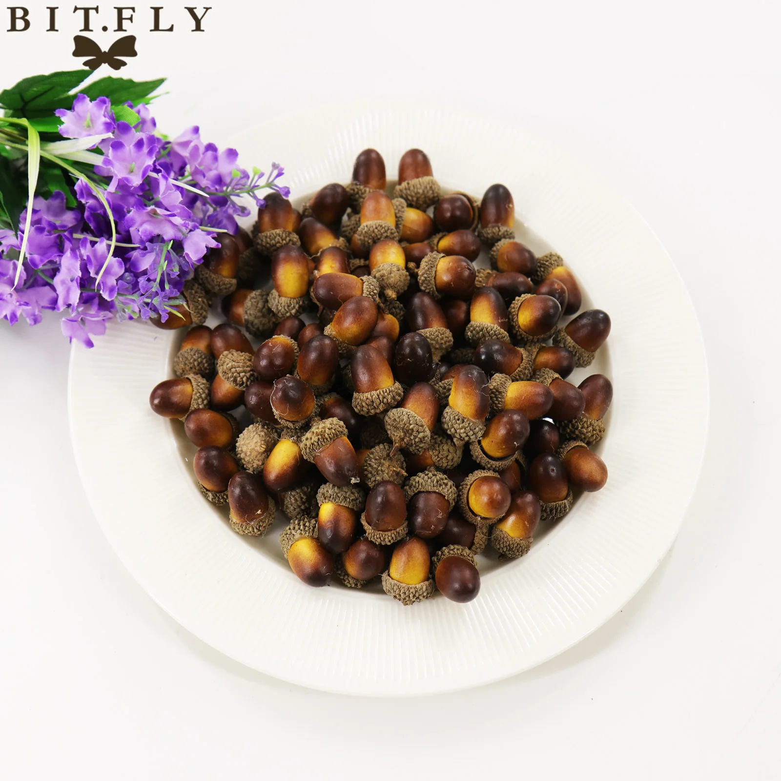 BIT. FLY 20 шт 2 3x3 3 см пенные сосновые шишки деревенские ягоды Мини искусственная пена