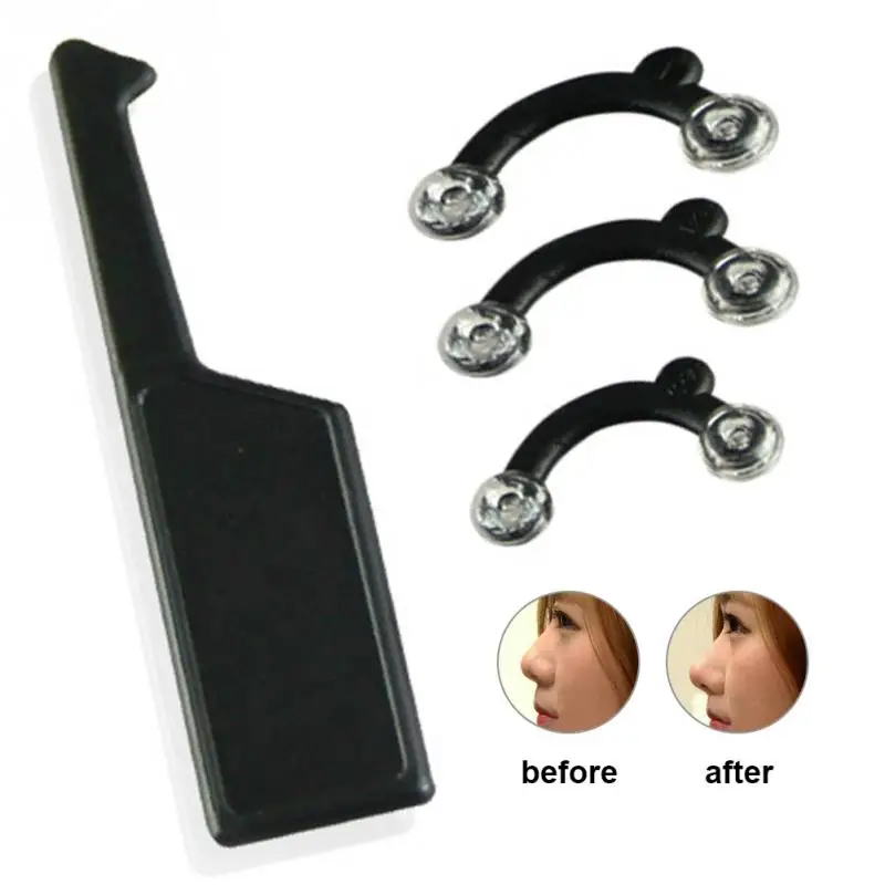 

6Pcs/Set Nose Up Lifting Shaping Clip Clipper Shaper Bridge Straightening 3 Size Beauty Nose Clip Corrector Massage Tool No Pain