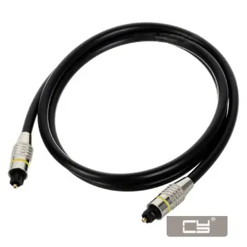 

CY Digital Optical Audio Toslink Male to Toslink Male Audio Cable Gold Connector 100cm