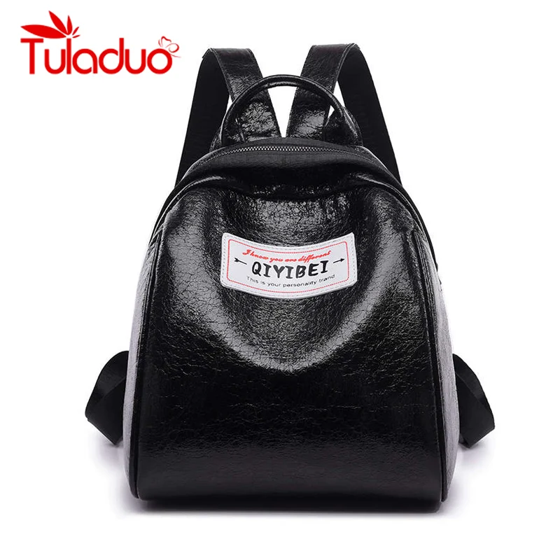 

Female Backpack Pu Leather Youth Women Bagpack Beautiful Fashion Girl Casual Rucksacks Lady Shoulder Bag 2019 New