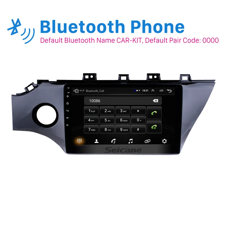 Sale Seicane Android 8.1 10.1 Inch 2Din Car Auto Radio Head Unit GPS Navigation Audio Multimedia Player For 2017 Kia K2 Support Wifi 1