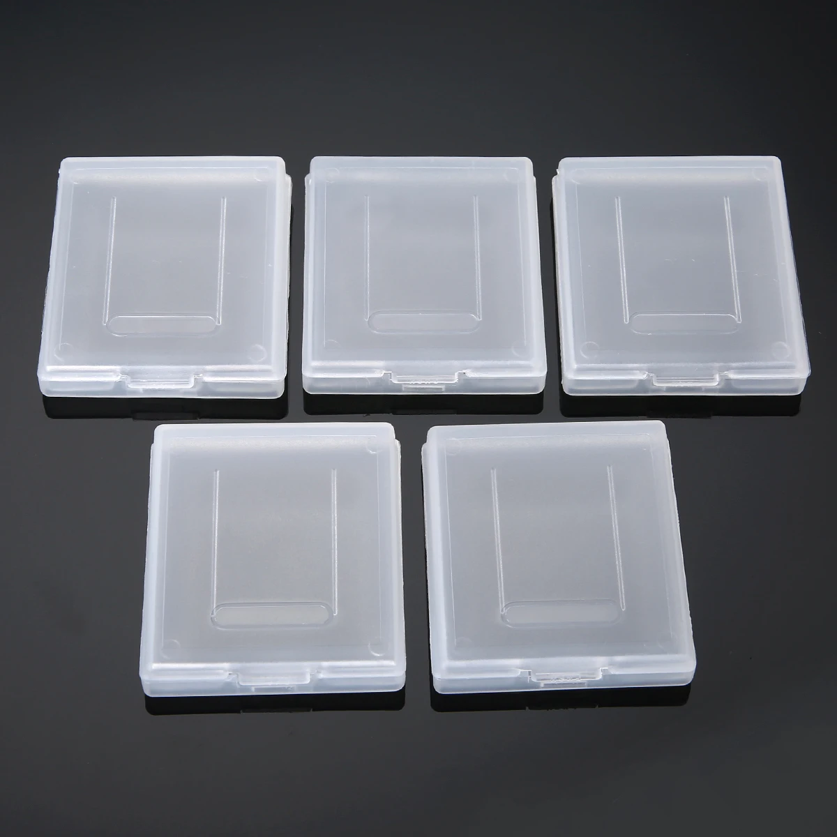 Mayitr 5pcs White Plastic Game Card Cartridge Cases Boxes For Nintendo Gameboy GBC Accessories 7.2cmX6.5cm