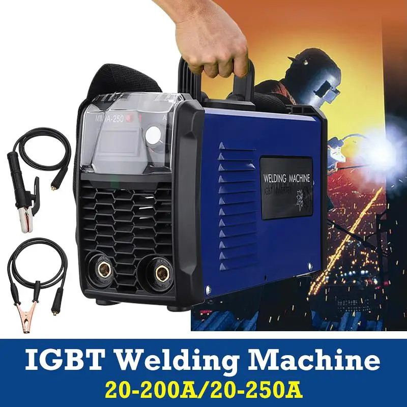 

FORGELO IGBT Inverter Arc Electric Welding Machine 220V MMA-200/MMA-250 Welders EU Plug