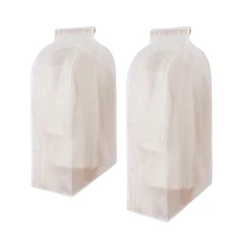 Пыленепроницаемое белье чехол для одежды костюм платье пальто ткань протектор Большая одежда чехол для домашнего хранения организовать сумки