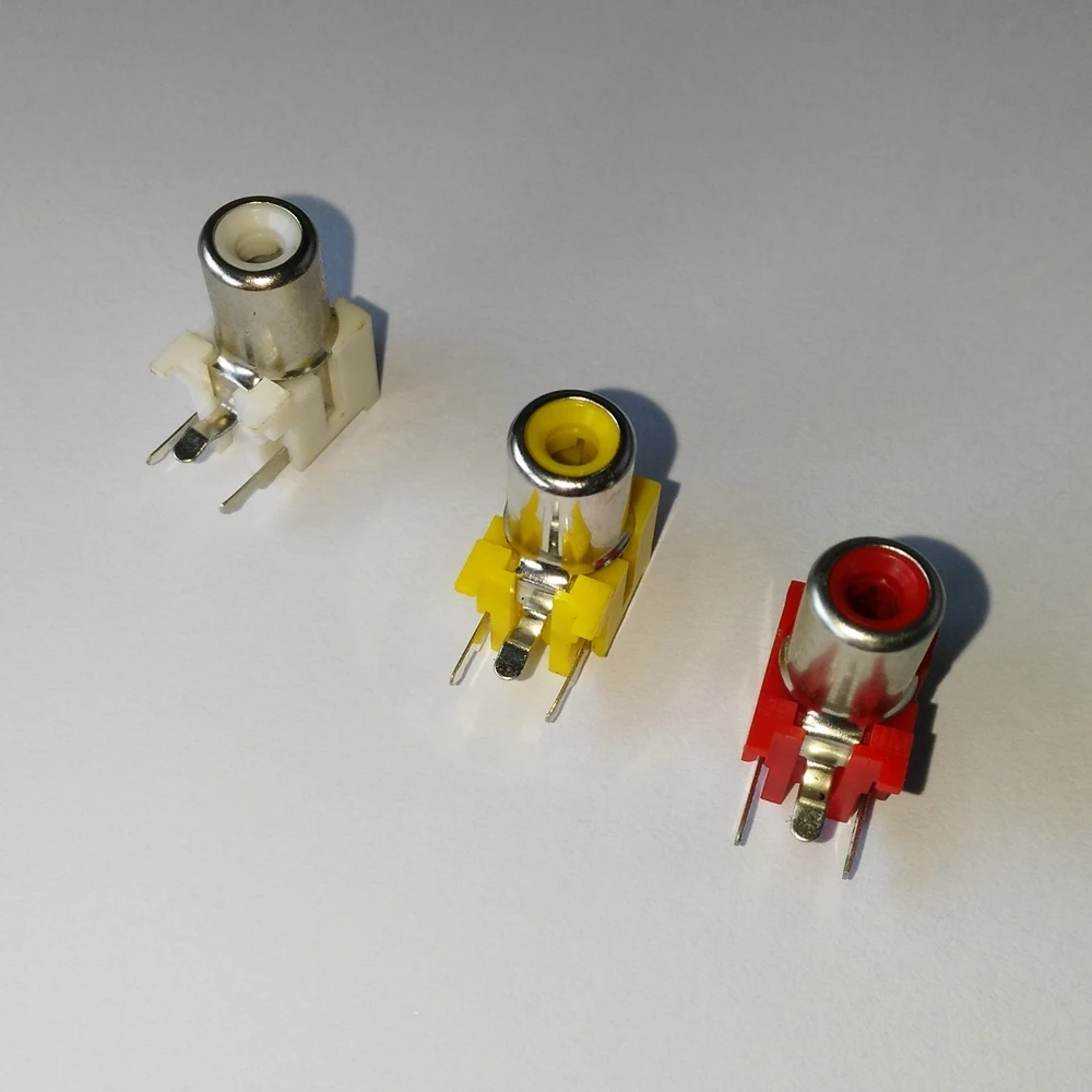 

ROHS high quality one pin rca jack connector RCA-103P