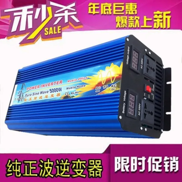 

5000W pura sinus inverter 5000W Pure Sine Wave Inverter 10000W Peak, 12vdc to 230VAC Power Inverter