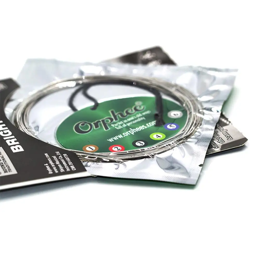Orphee 6 шт. электрогитарные струны никелированные шестиугольные сплавы набор