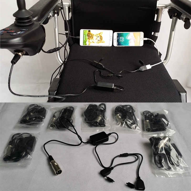 Понижающий usb-конвертер для телефона usb-зарядное устройство на электрической инвалидной коляске