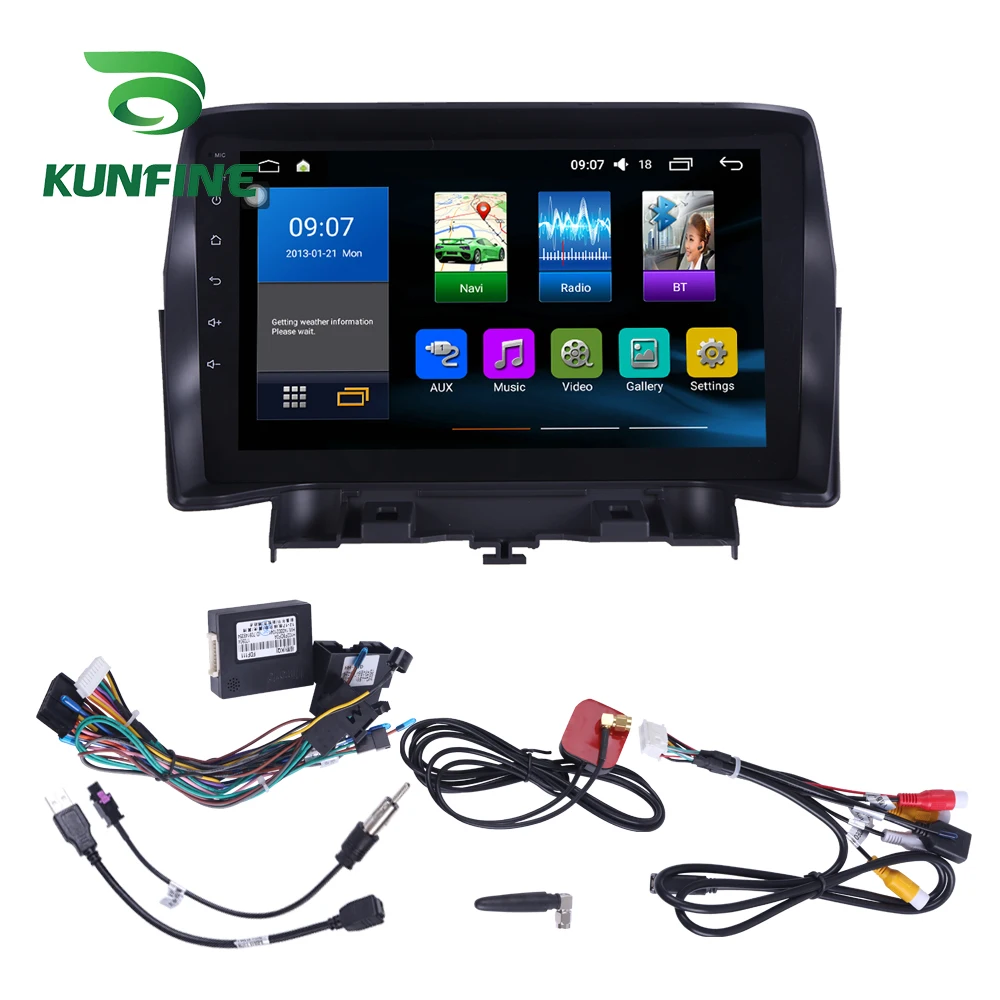 Восьмиядерный 1024*600 Android 8 1 автомобильный DVD GPS навигационный плеер Deckless стерео для