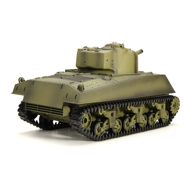 Heng Long 3898-1 2,4G 1/16 rc Танк США Шерман M4A3 танк на радиоуправлении боевой танк снаружи двери игрушки для детей новейшие подарки