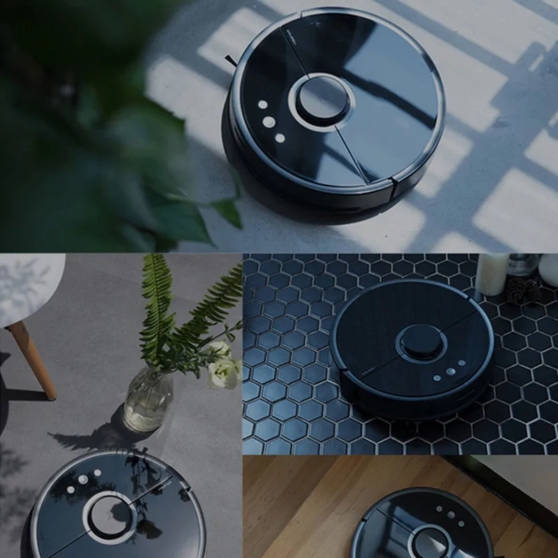 Original Roborock Black S55 Robot Vacuum Cleaner for Home Automatic Sweeping Smart Planned Washing Mopping Dust Sterilize New