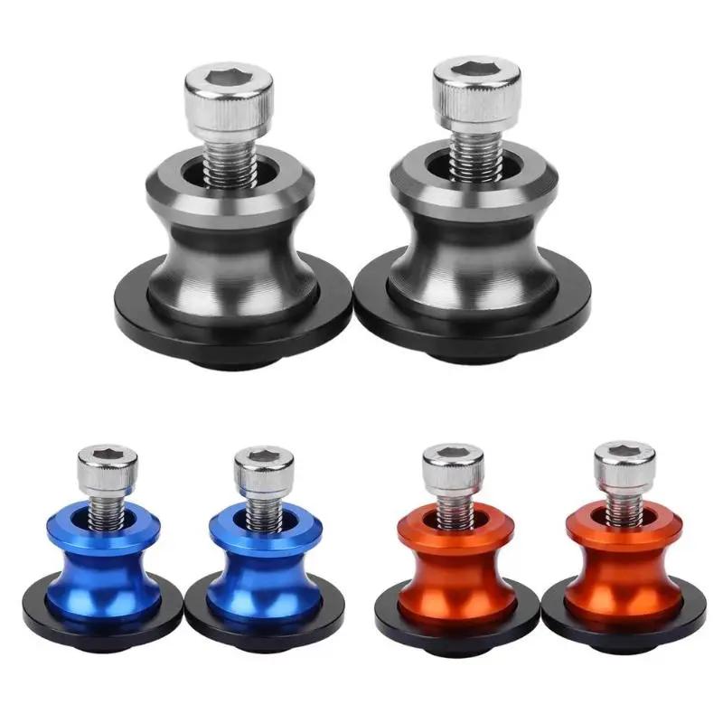 

2pcs 8mm CNC Aluminum Motorcycle Swingarm Spool Slider Stand Screws