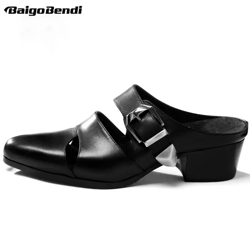 mens closed heel sandals