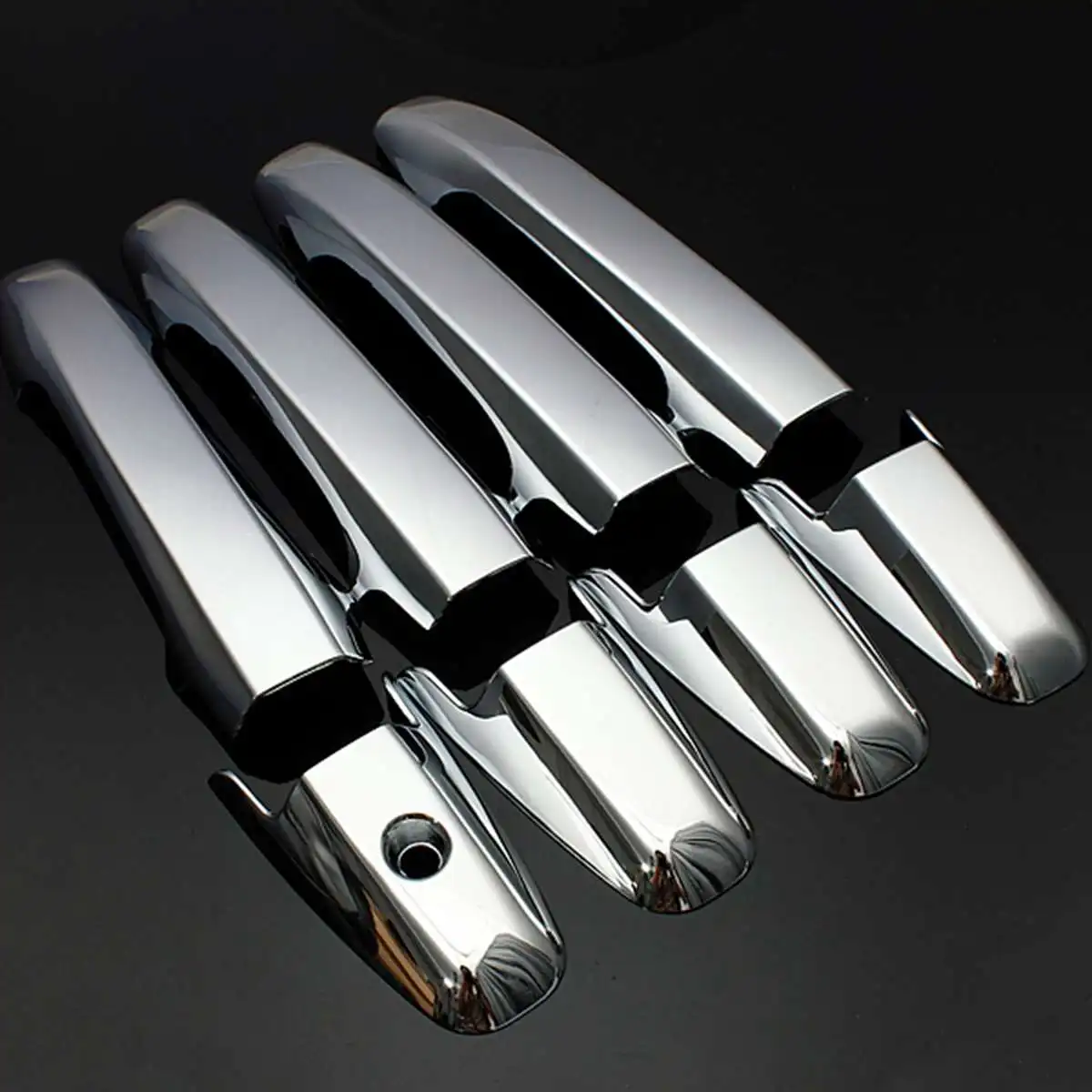 

8Pcs/Set Chrome Car styling Door Handle Cover Trim Sticker for Honda for Civic Sedan 2006 2007 2008 2009 2010