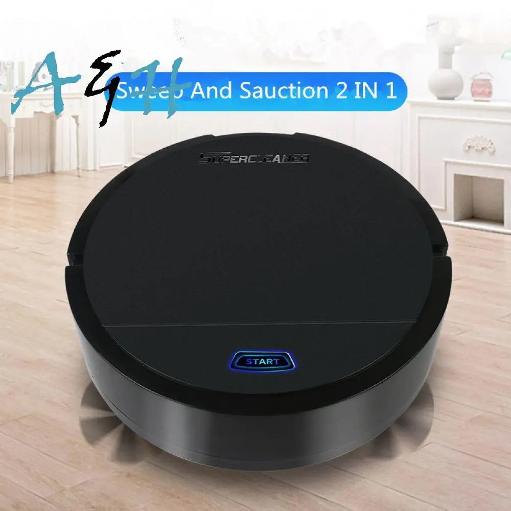 

Rechargeable Auto Cleaning Robot Smart Sweeping Robot Floor Dirt Dust Hair Automatic Cleaner For Home Electric Vacuum Cleaners