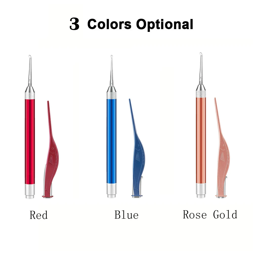 

2PCS Earwax Removal Ear Pick Set Stainless Steel Earwax Remover Spoon Baby Kids Adult Earpick Ear Picker with LED Light