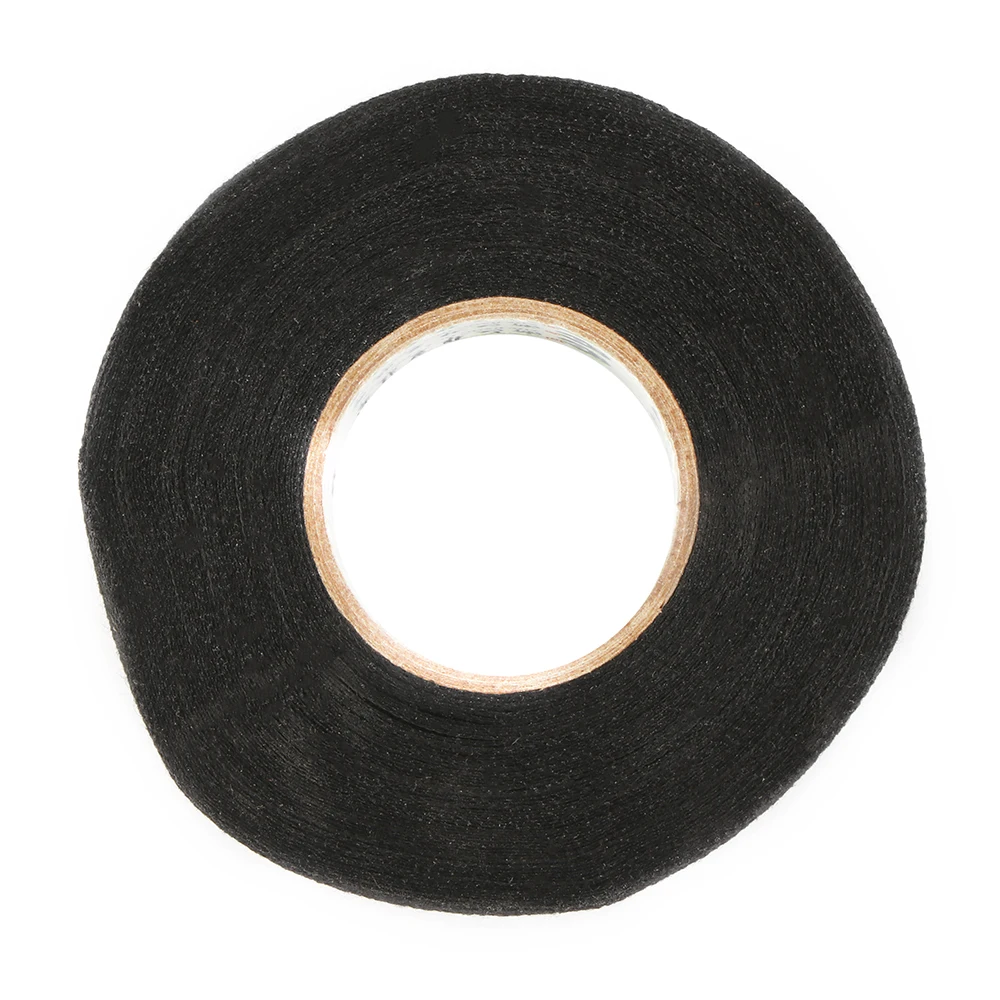 

15m Car Auto Wiring Harness Flannel Adhesive Felt Tape Black Fabric Insulated High Temperature Resistant Adhesive Tape